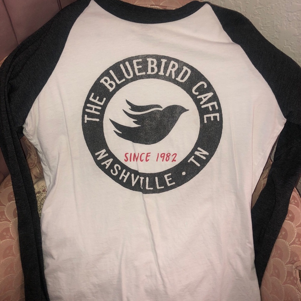 The Bluebird Cafe Graphic Raglan Tee